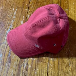 Red dockers Baseball Cap with breathable design and classic logo like new cnd